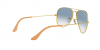 OKULARY RAY-BAN® AVIATOR LARGE METAL RB 3025 001/3F 55 ROZMIAR S
